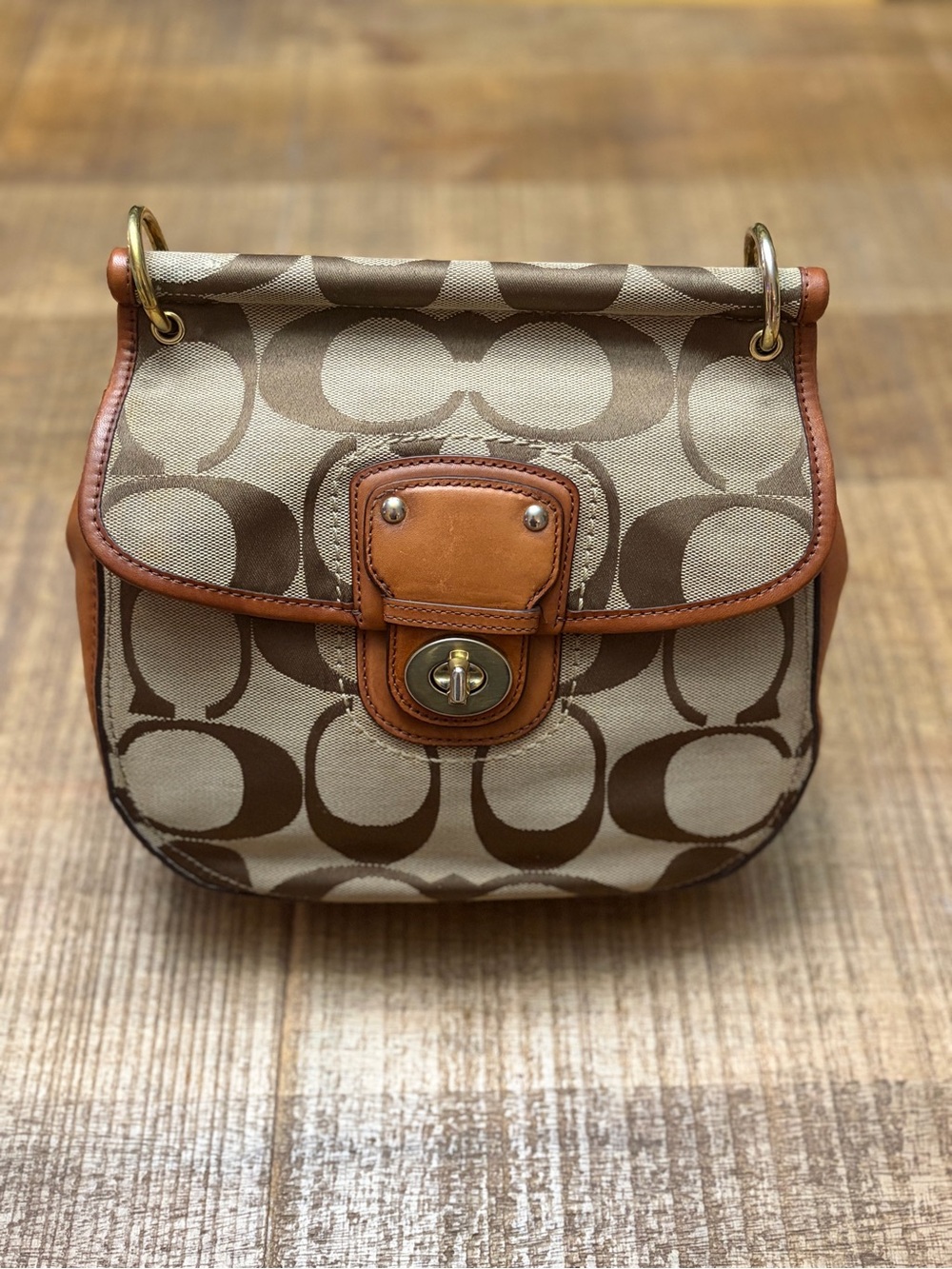 Coach 70th Anniversary Legacy Signature Willis bag (Style No. 19034)